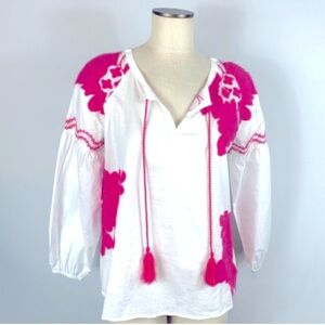crown  & ivy top white pink- New Romantic Style from Belk